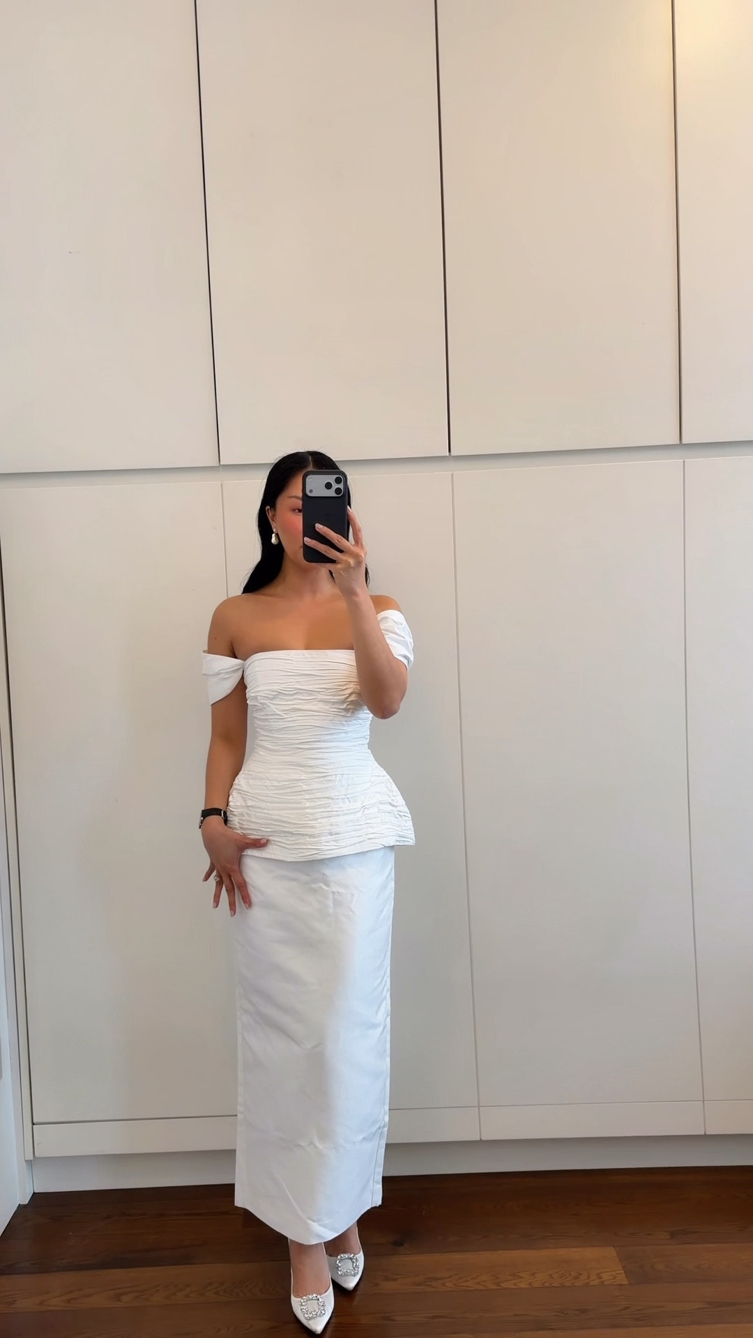 My brides you are going to love this!! This fits like a glove omg (would suggest sizing up one size though! Would be so chic for any bridal events but imagine for a courthouse ceremony?! Swooon!! Also 10% off! 

#LTKSaleAlert #LTKWedding #LTKgrwm