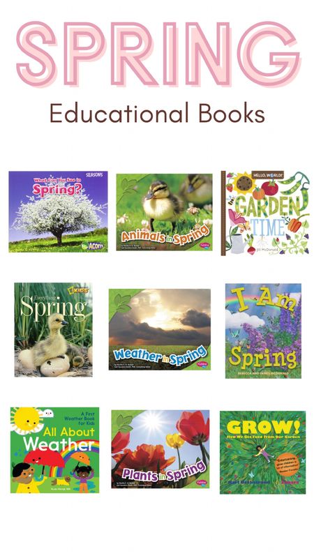 Fun educational books all about spring! 🌷

#LTKkids #LTKSeasonal #LTKbaby
