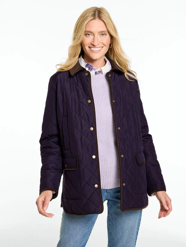 Quilted Barn Jacket | Talbots
