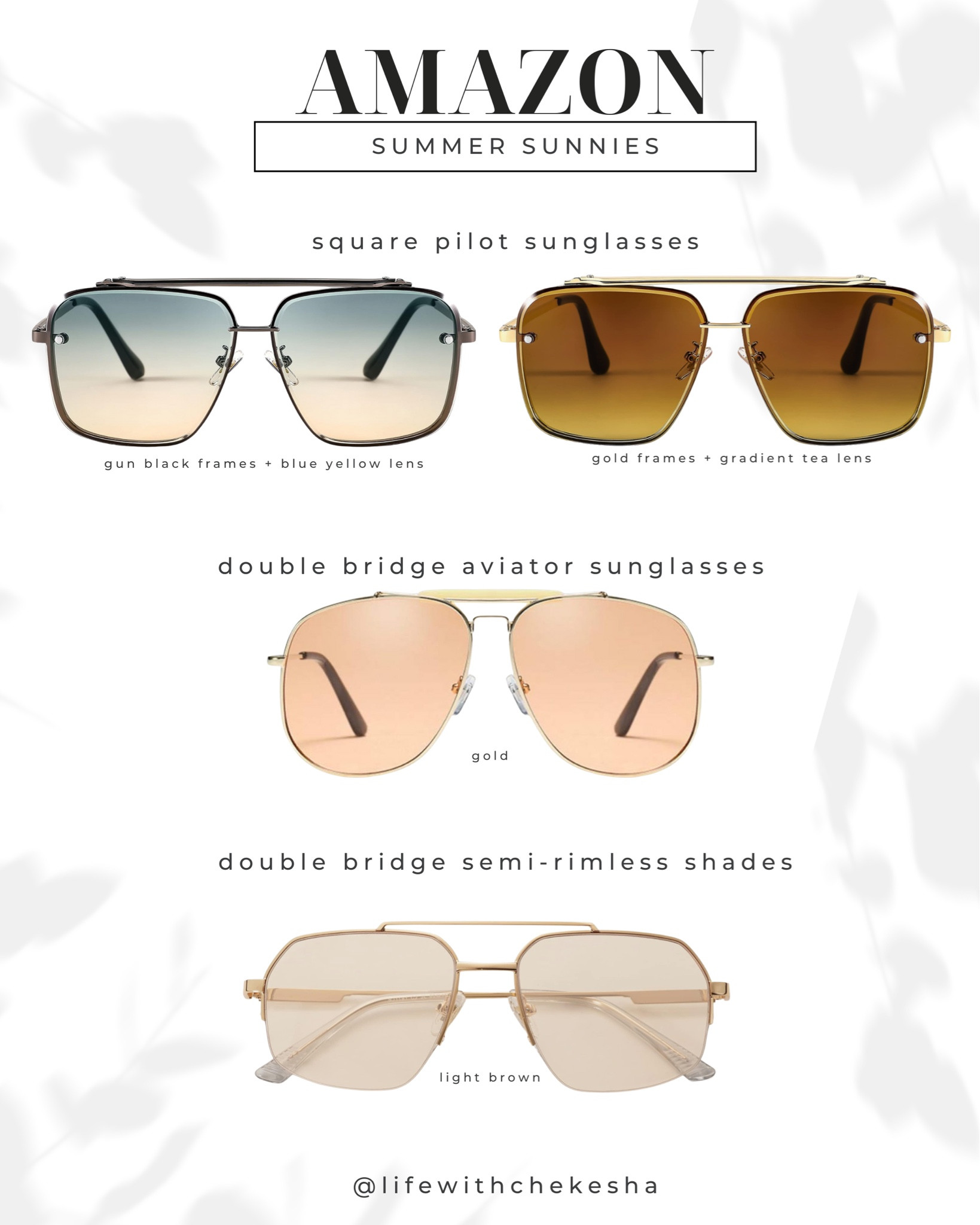 New Summer Sunglasses + Shades

#LTKSwim