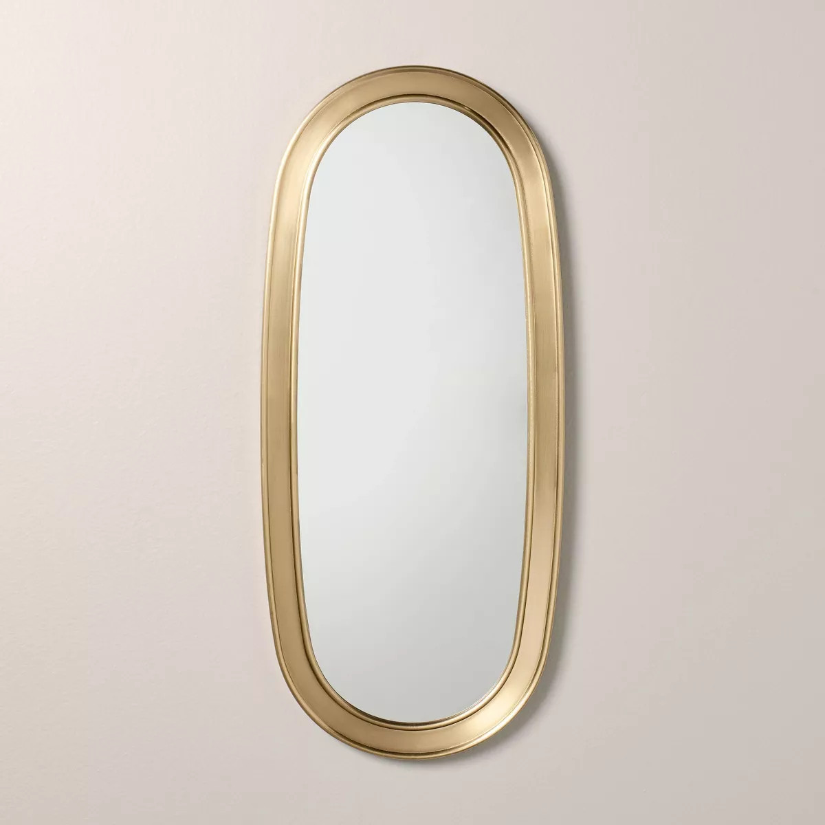 Brass Finish Oval Mirror - Hearth & Hand™ with Magnolia | Target