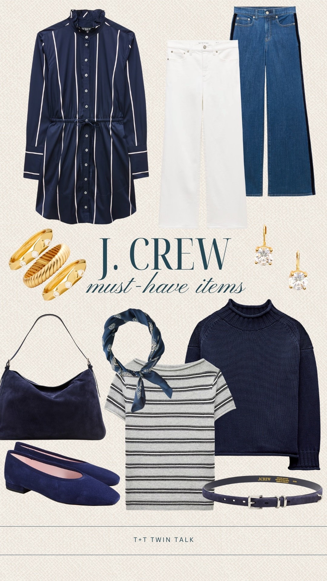 J.Crew has so many good pieces for building a fall wardrobe, and these are a few of our current favorites. From the navy striped dress and wide-leg jeans to the ballet flats, sweaters, and pretty accessories, there’s something here for every fall outfit. We love how easy these pieces are to mix and match throughout the season.

#LTKSeasonal #LTKOver40 #LTKMidsize