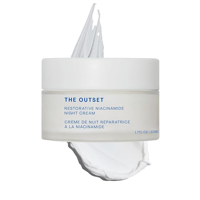 The Outset Restorative Niacinimide and Bakuchiol Night Cream - Gentle Fragrance Free Anti-Aging M... | Amazon (US)