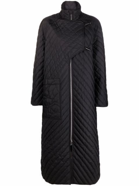 quilted recycled-polyester parka coat | Farfetch (US)