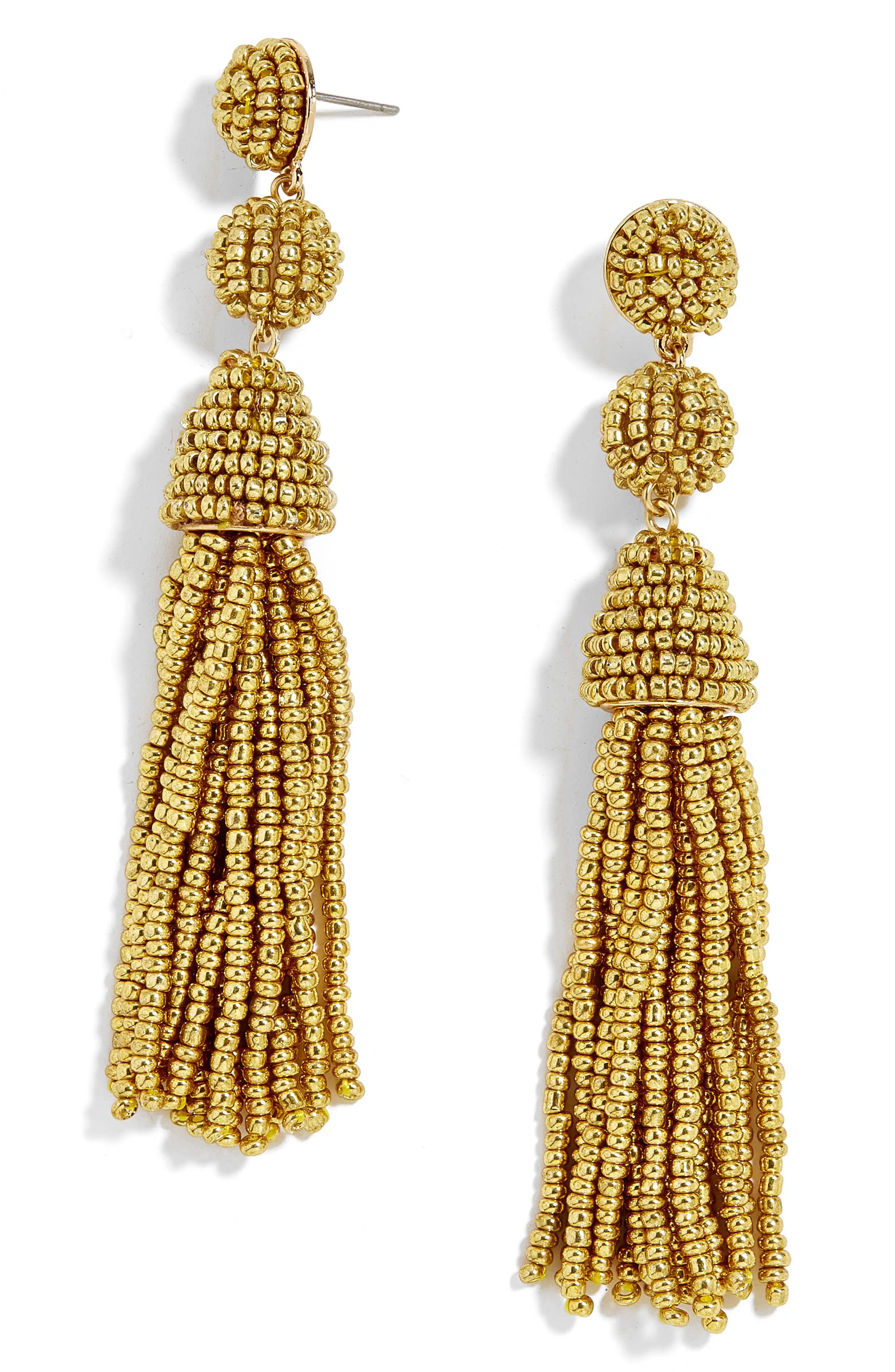 Granita Beaded Tassel Earrings | Nordstrom