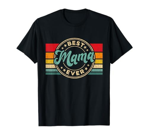 Best Mama Ever Vintage Retro Mother's Day Gift T-Shirt | Amazon (US)