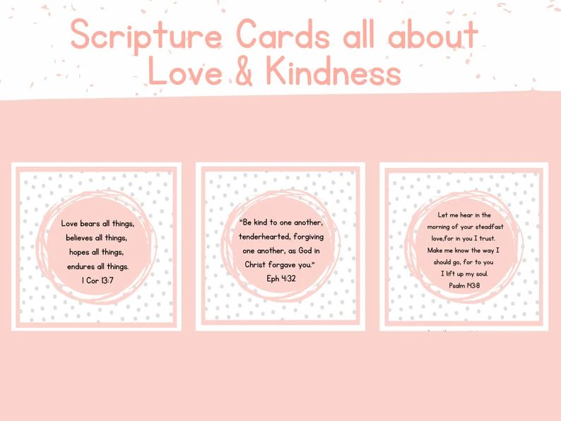 Scripture Valentine Cards, Printable Valentine Cards, Christian Valentine Cards, Memory Verses, L... | Etsy (US)