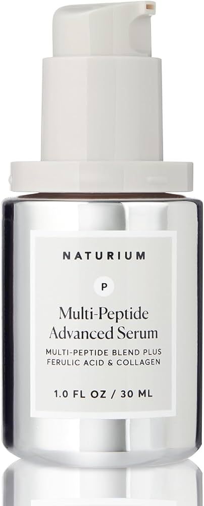 Naturium Multi-Peptide Advanced Serum, Firming & Smoothing Face Serum for Fine Lines & Wrinkles w... | Amazon (US)