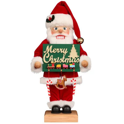 Christian Ulbricht Premium Nutcracker - Merry Christmas Santa | Wayfair North America