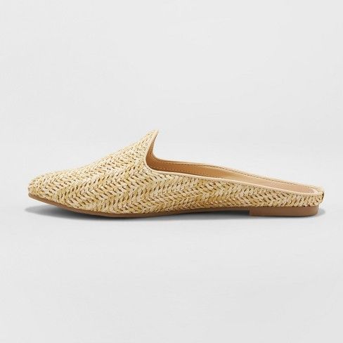 Women's Violet Woven Backless Mules - Universal Thread™ | Target