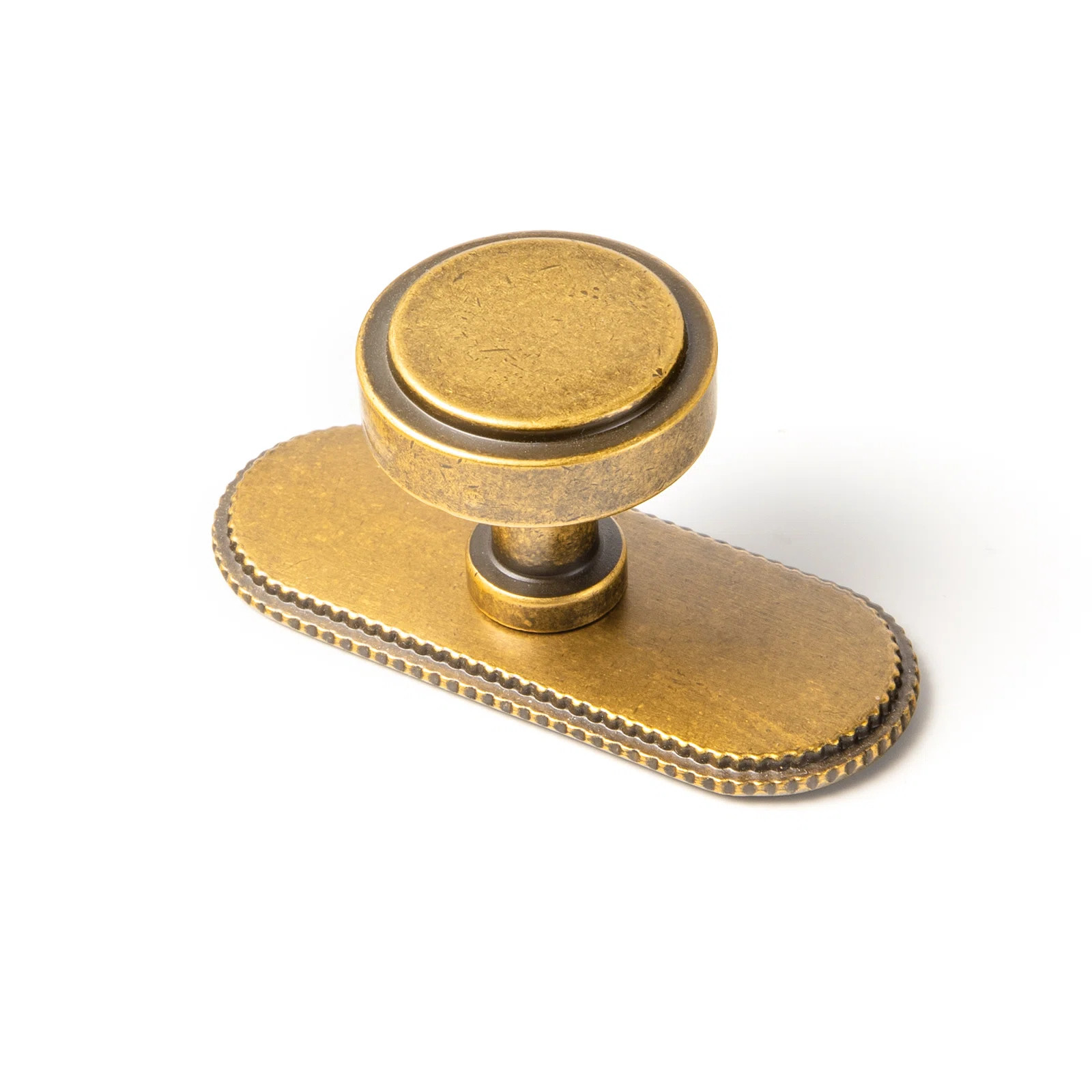 1.2'' Diameter Circle Knob With Backplate（G019） Multipack (Set of 6) | Wayfair North America