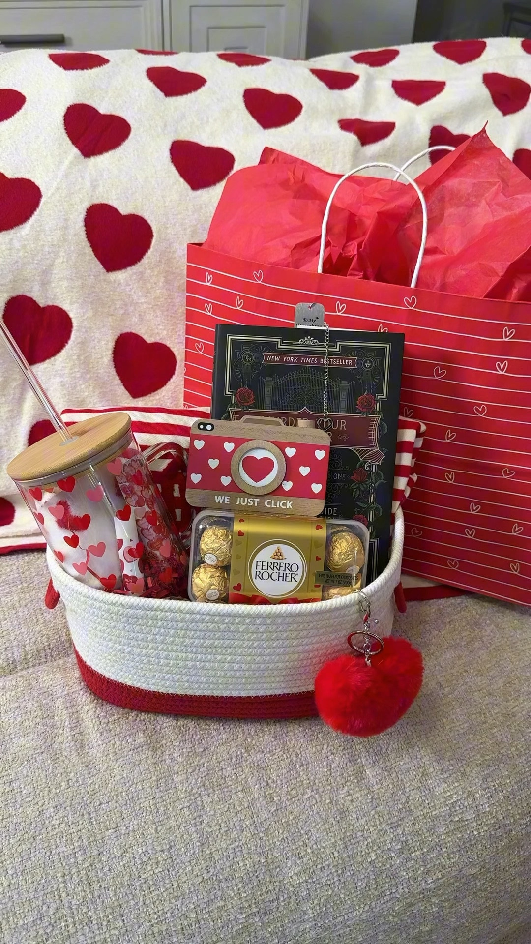 Valentines Basket Ifeas for teenage girl. 
Sneakers tend to run large size down half size. 

#LTKValentine #LTKdayinmylife #LTKmomlife