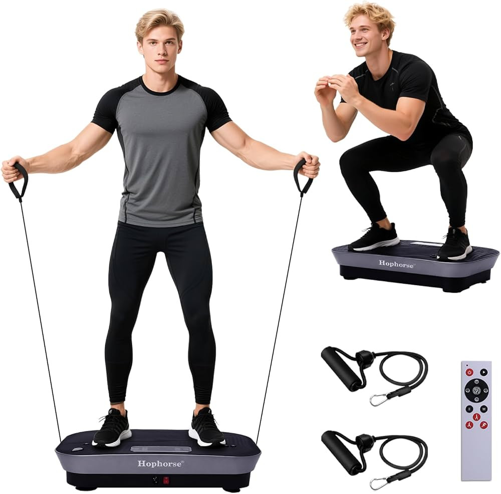 Vibration Plate Machine,180 Speeds Shake Plate for Lymphatic Drainage Weight Loss, Vibrating Fitn... | Amazon (US)