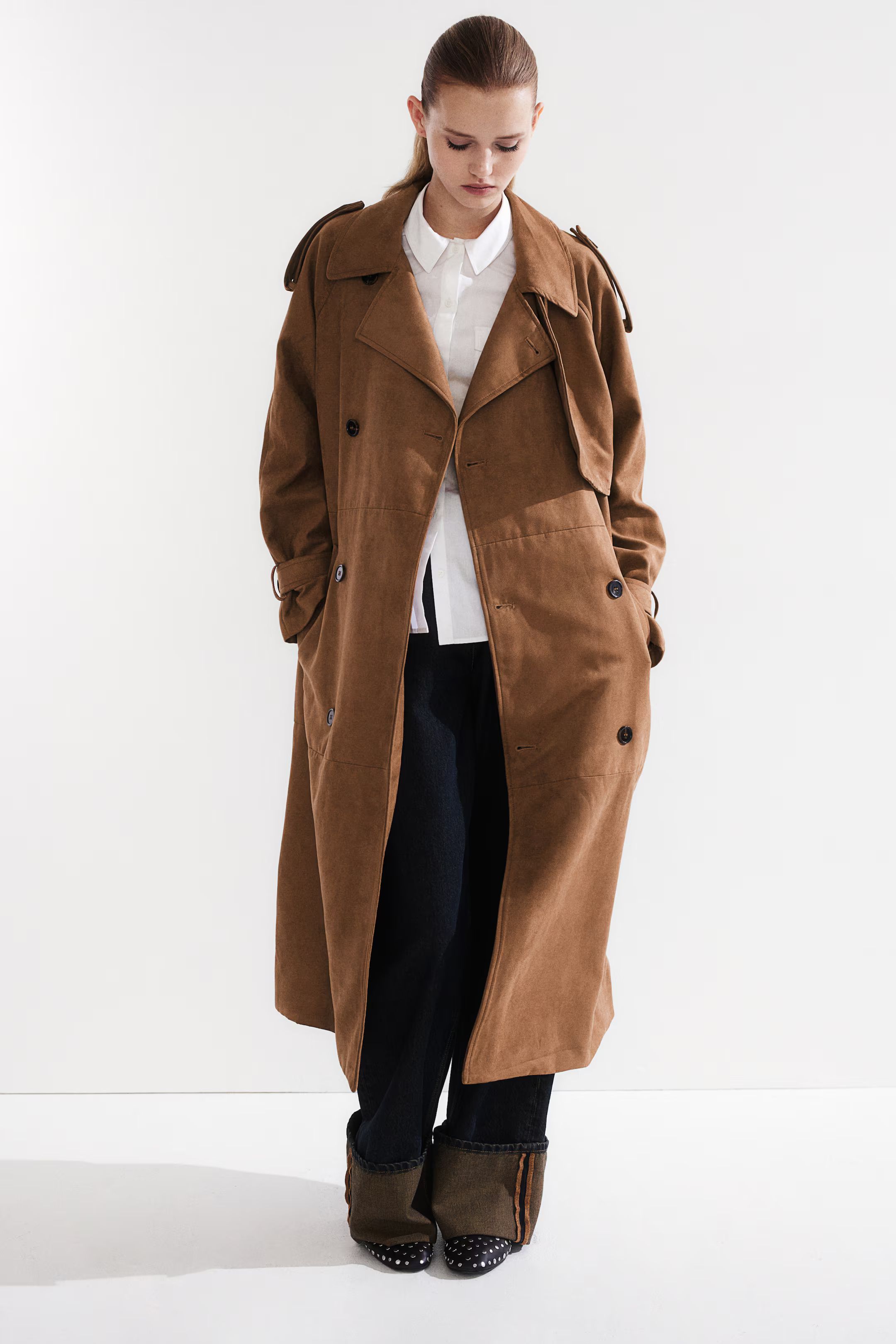 Napped trench coat | H&M (UK, MY, IN, SG, PH, TW, HK)