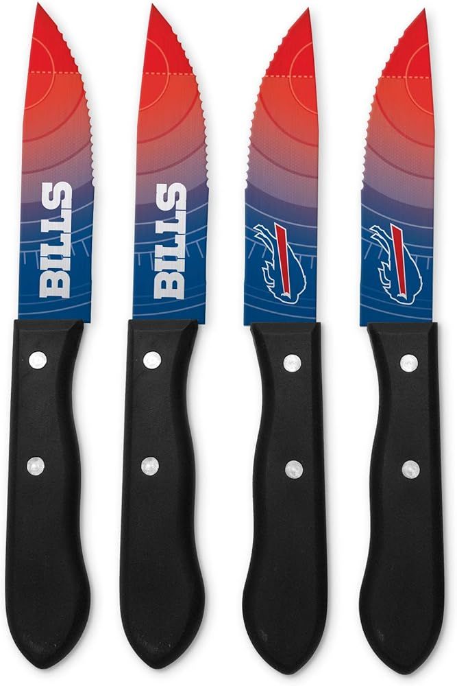 Sports Vault NFL Buffalo Bills Steak Knive Set , 9.75" | Amazon (US)