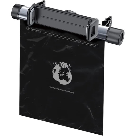 Car Trash Can with Roller Bag Dispenser & Phone Holder - Includes 40 Piece Tear-Off Trash Bags | Walmart (US)