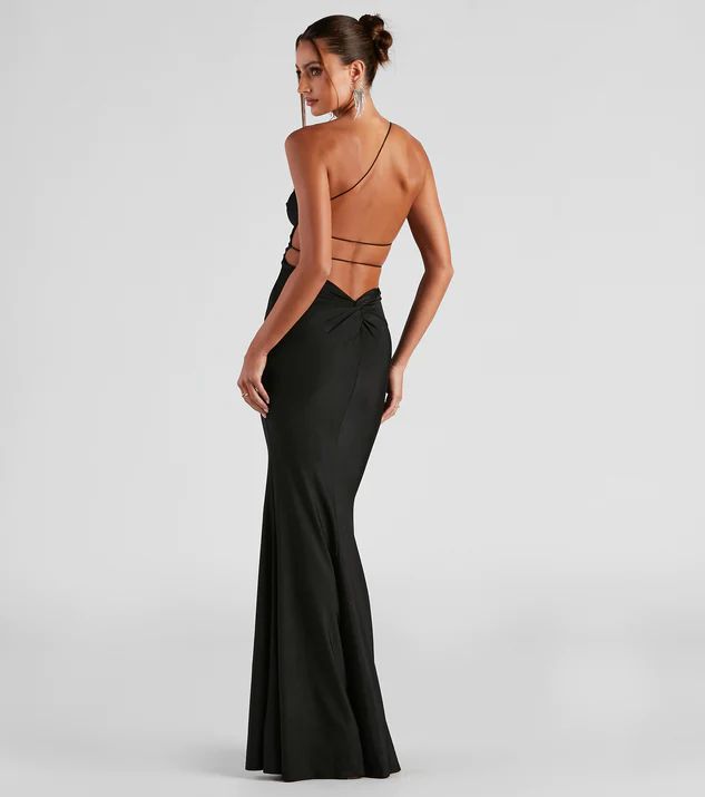 Brie Formal One-Shoulder Mermaid Dress | Windsor Stores