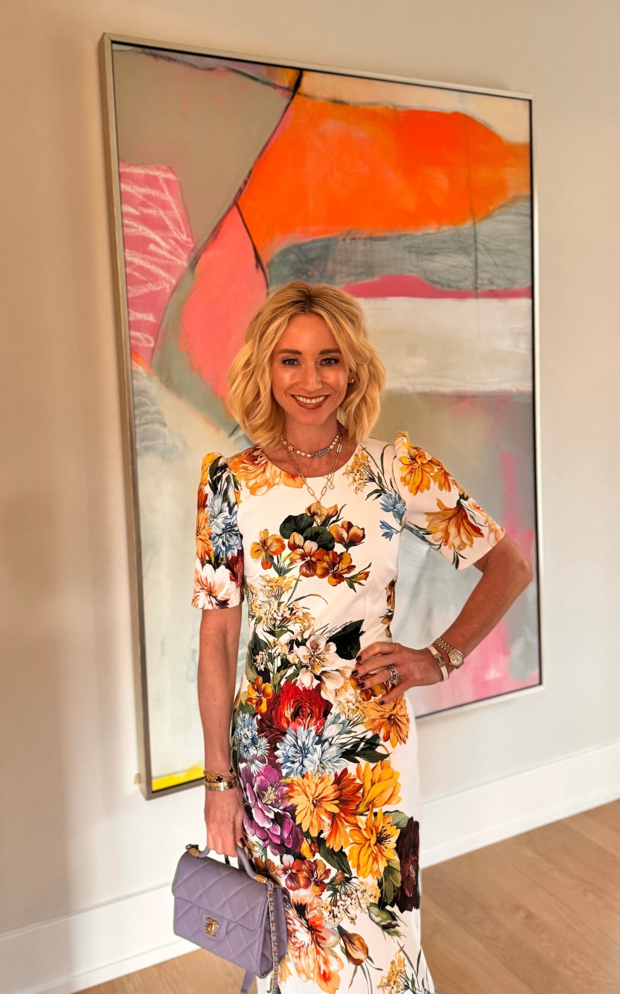 Happy Spring, stylish friends! 
While I lean towards a more neutral wardrobe for everyday, I do like to pull out a few prints here and there to mix it up and keep my style fresh. Balance your feminine florals with structural bags like top handles and classic pointed toe pumps. Linking a few additional petal pieces I am loving for Spring 🌷🌸🪻

#LTKSeasonal #LTKootd #LTKPetite