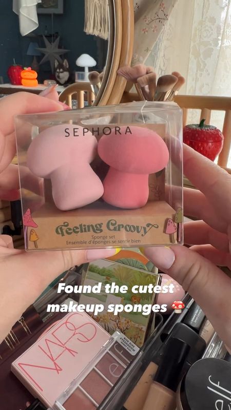 Mushroom makeup sponges so cute you won’t want to use. I linked some other cute makeup sponges and brushes I found and some of the makeup you can see in the background. Sponges are $12 for the set of 2 at Sephora.

#LTKstyletip #LTKunder50 #LTKbeauty
