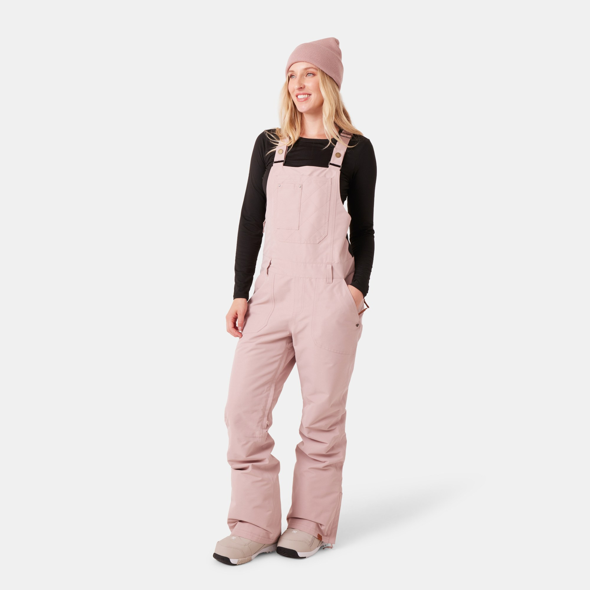 Roxy Women's Rideout Bib Snow Pants Pink L | REI