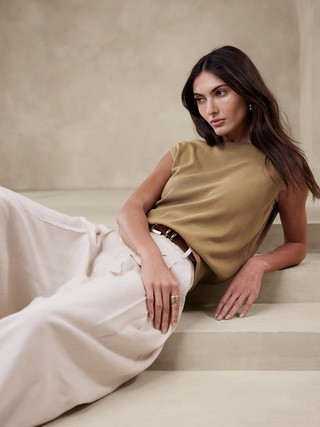 Elsa Drape-Back Top | Banana Republic (US)