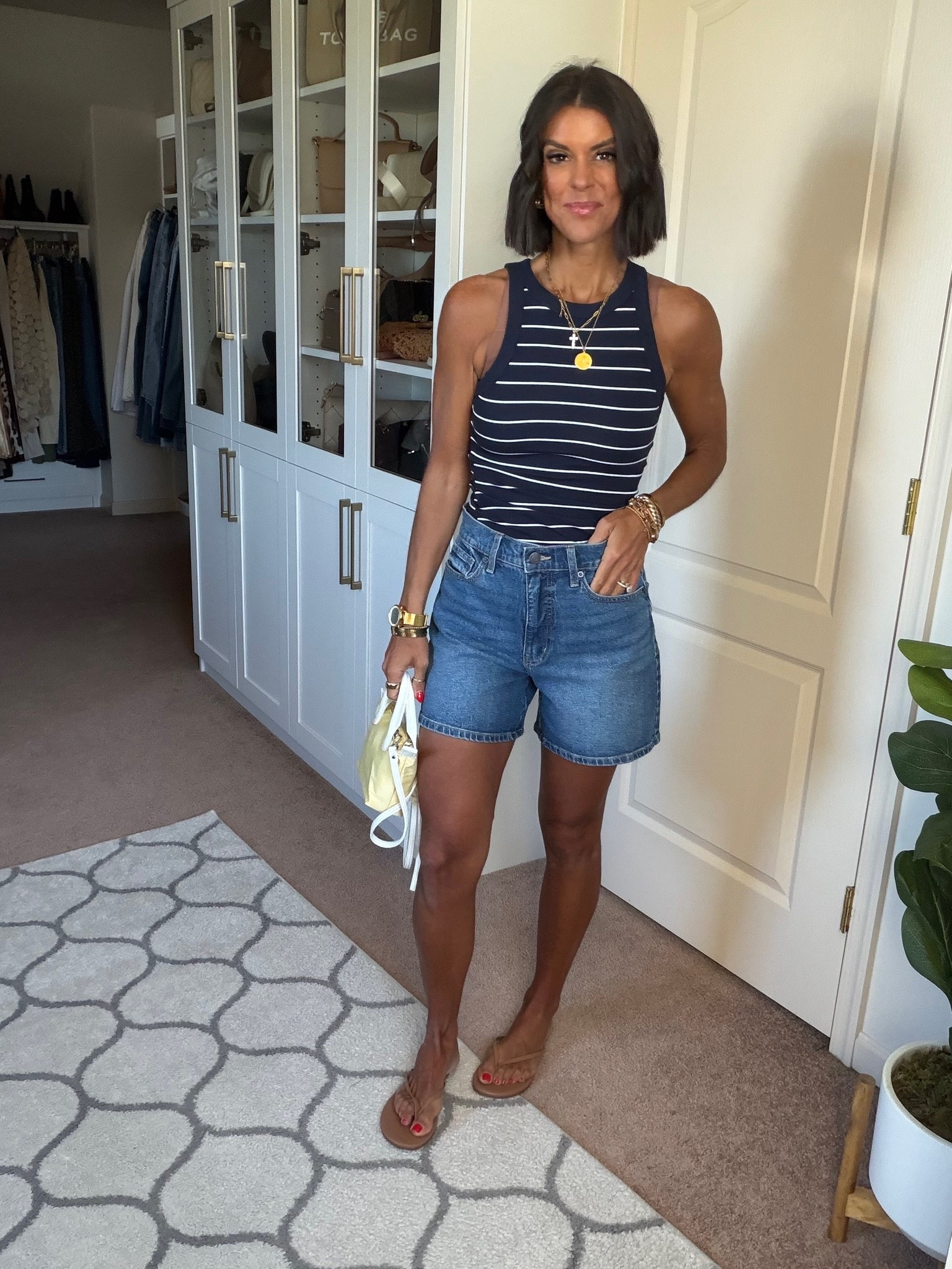 These Walmart shorts restocked! I sized up two sizes, but my true size fits fine! Size xs in tank

#LTKSaleAlert #LTKmomlife #LTKootd