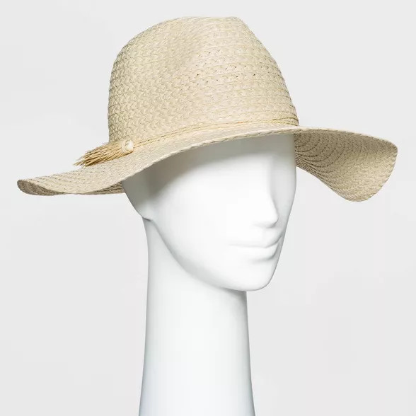Women's Straw Panama Hat - Universal Thread™ - Natural | Target