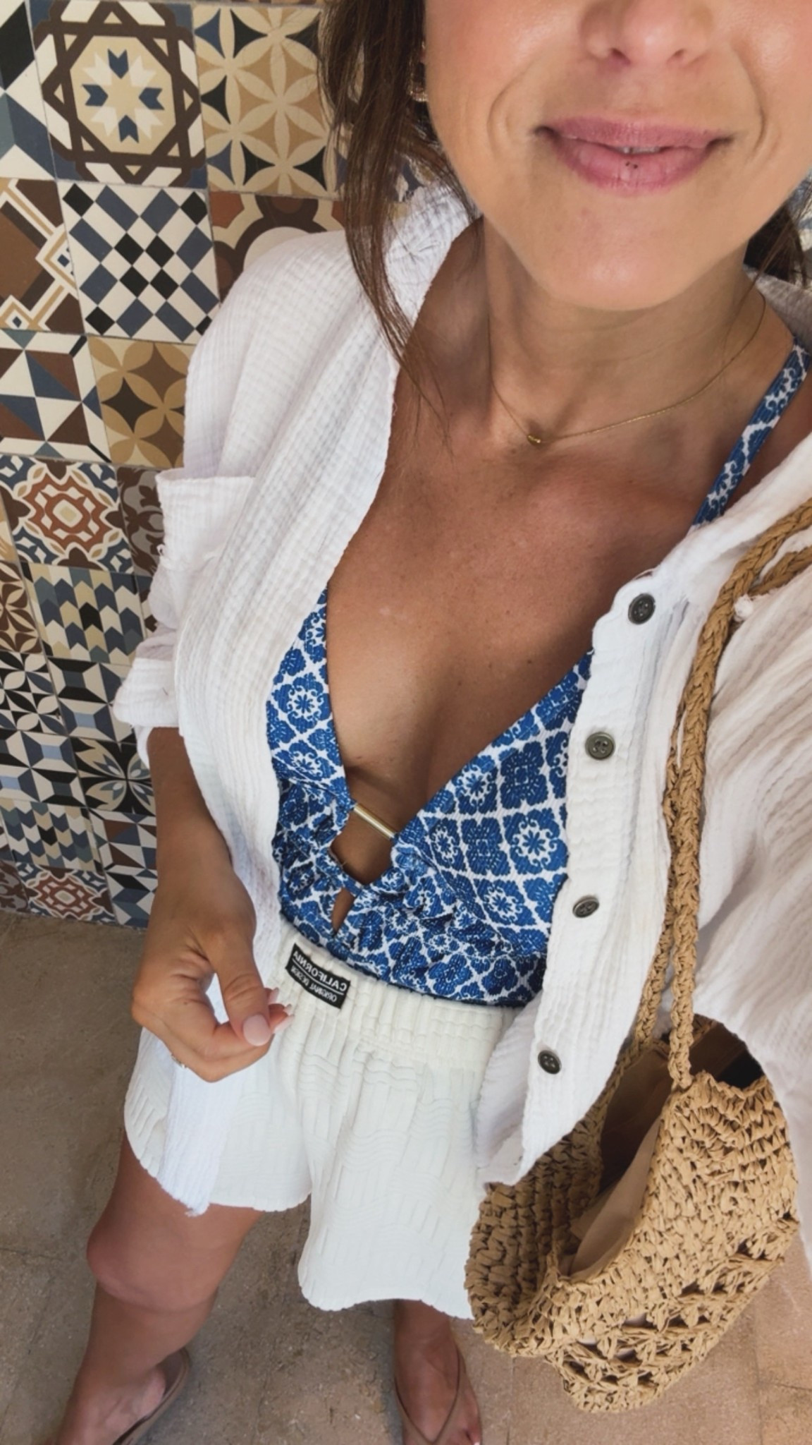 cupshe swim just doesn’t miss 🩵
cupshe bikini top, blue printed swimsuit, beach day outfit, cover up outfit, summer outfit idea, vacation outfit, affordable swim find
#cupshefinds #swimsuitseason #beachstyle #summerlooks #ltkfinds #affordablestyle