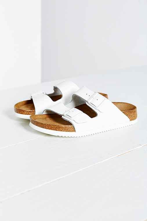 Birkenstock Arizona Super Grip Soft Footbed Sandal,WHITE,EURO 41 | Urban Outfitters US