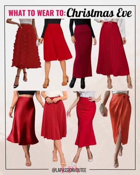 Stylish red skirts to wear to Christmas Eve! 🎄

#LTKSeasonal #LTKHoliday #LTKstyletip