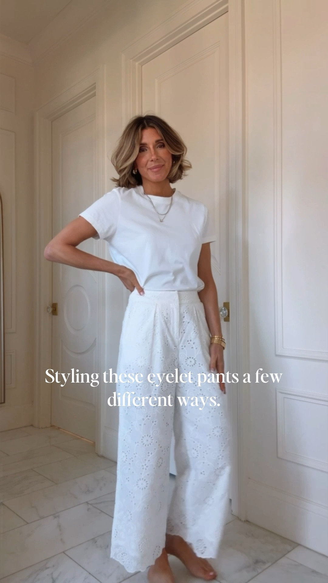 The statement pants you need this spring! I'm 5'7 wearing size xs 