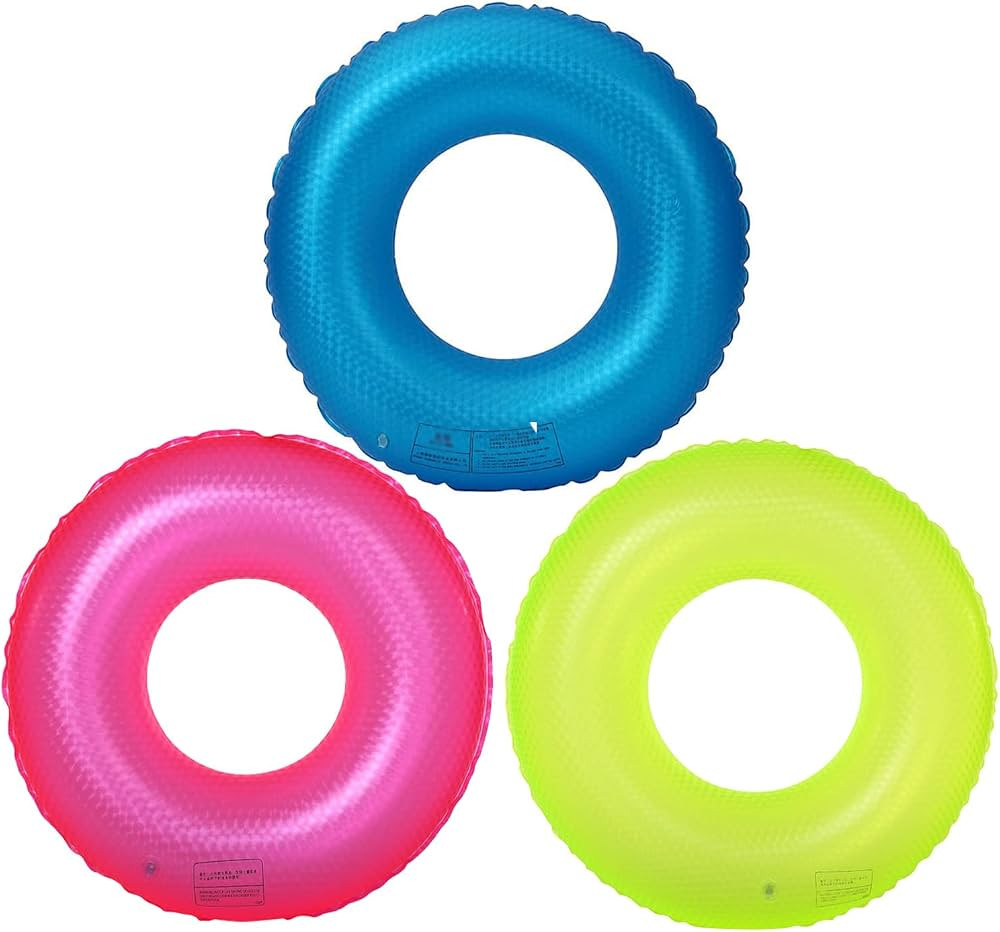 Pool Floats Swimming Ring,Inflatable Pool Floats,Swim Tubes Rings,Beach Swimming Toys,Fun Water R... | Amazon (US)