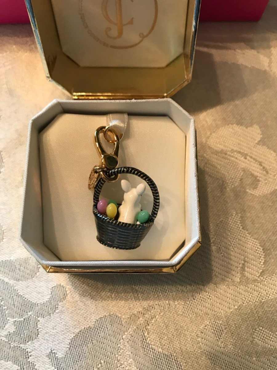 Juicy Couture Limited Edition Easter Bunny Rabbit Egg Basket charm YJRU6471 Box | eBay US