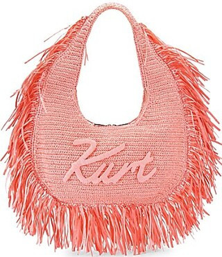Kurt Geiger London Kurt Large Hobo Fringe Bag - Pink | Dillard's