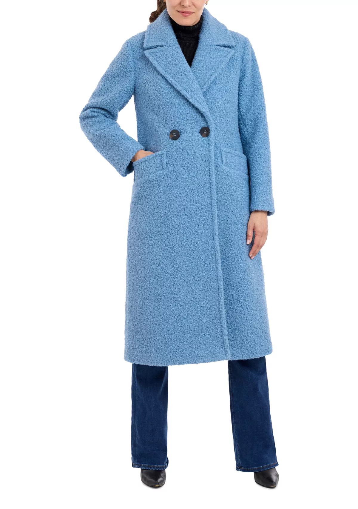 BCBGenerationWomen's 2 Button Long Bouclé Coat | Belk