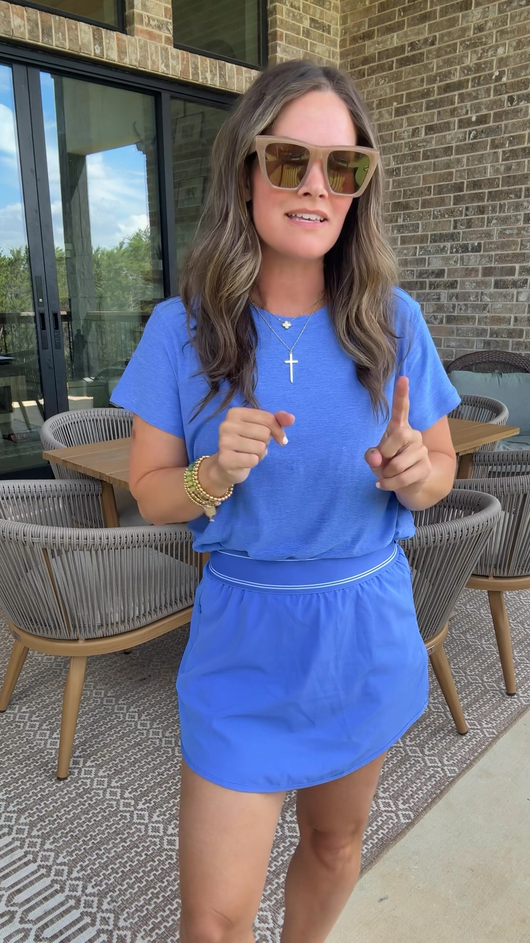 I love this Walmart outfit! Comfortable, mom approved looks high end! Giving alo- in my normal size in both! #activewear #skort #athleisure #momstyle #momoutfit

#LTKSaleAlert #LTKmomlife #LTKootd