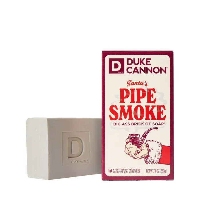 Duke Cannon Big Ass Brick of Soap for Men, Holiday Santa's Pipe Smoke, 10 oz Bar Soap - Walmart.c... | Walmart (US)