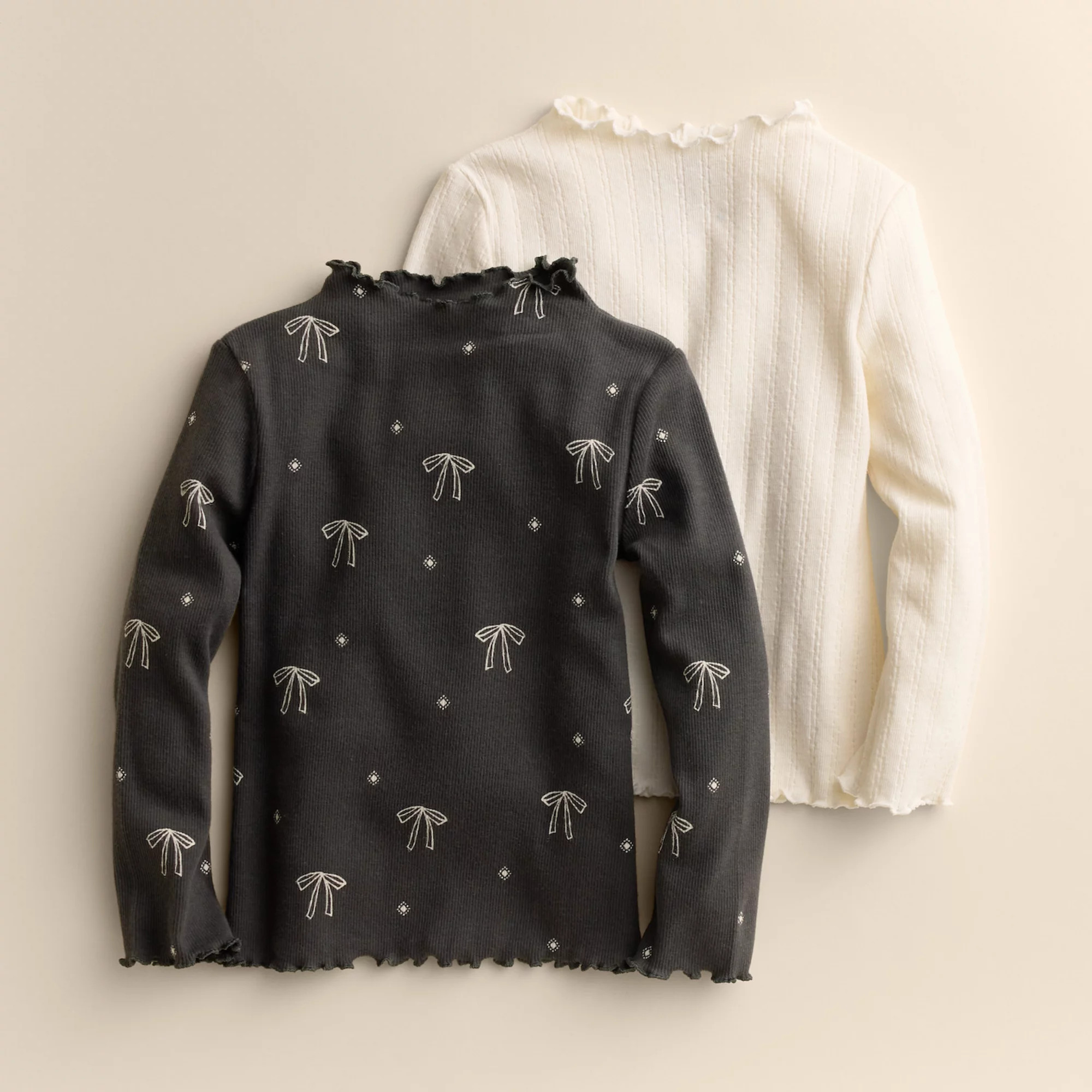 Baby & Toddler Girl Little Co. by Lauren Conrad 2-Pack Mock Neck Top Set | Kohl's