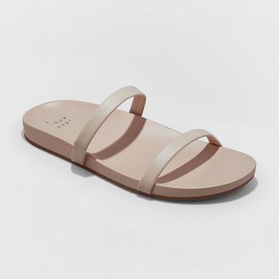 Women's Nadine Skinny Strap Sandals - A New Day™ | Target