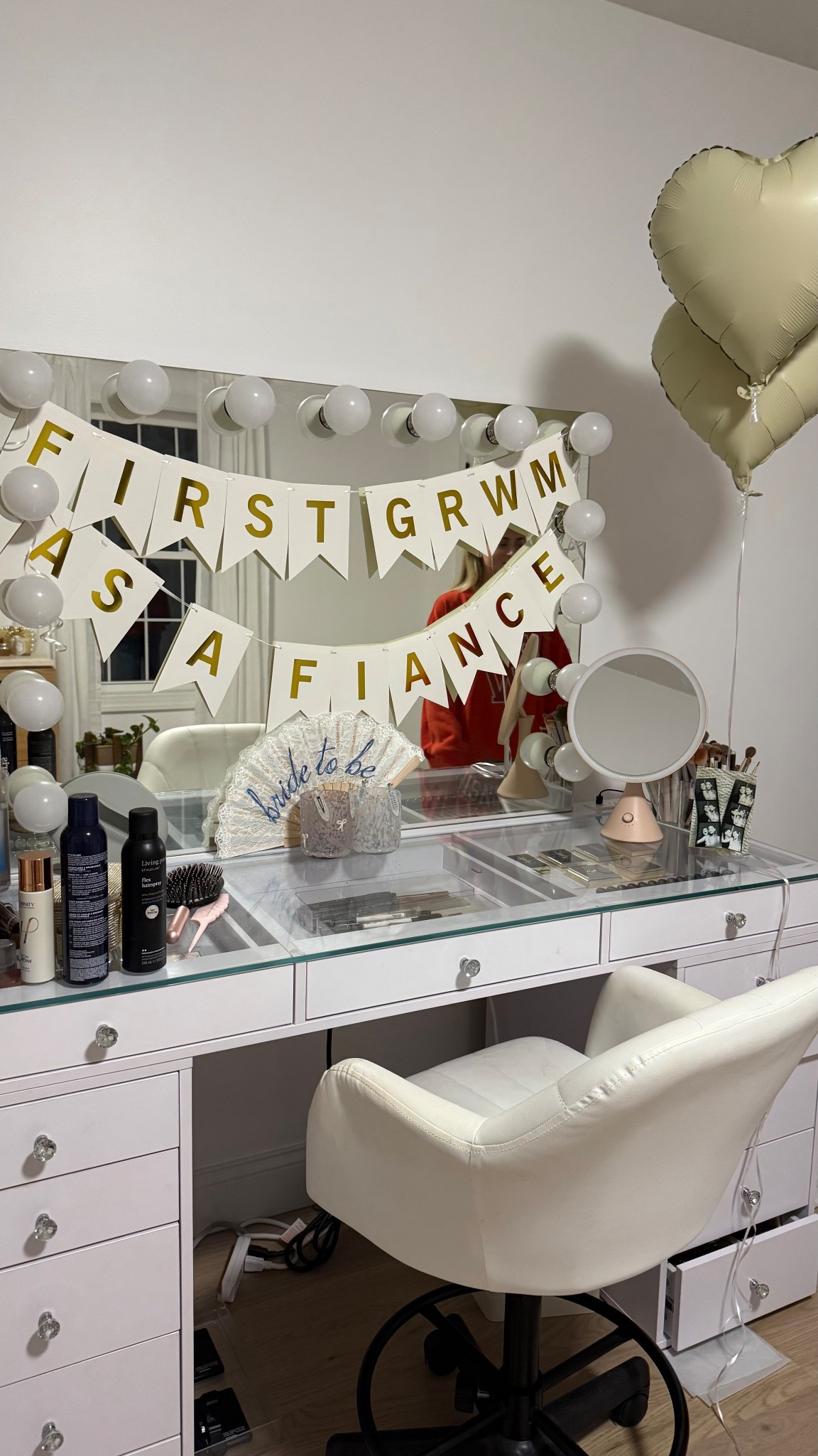 My vanity still decorated ✨ 

#LTKHome #LTKWedding #LTKParties