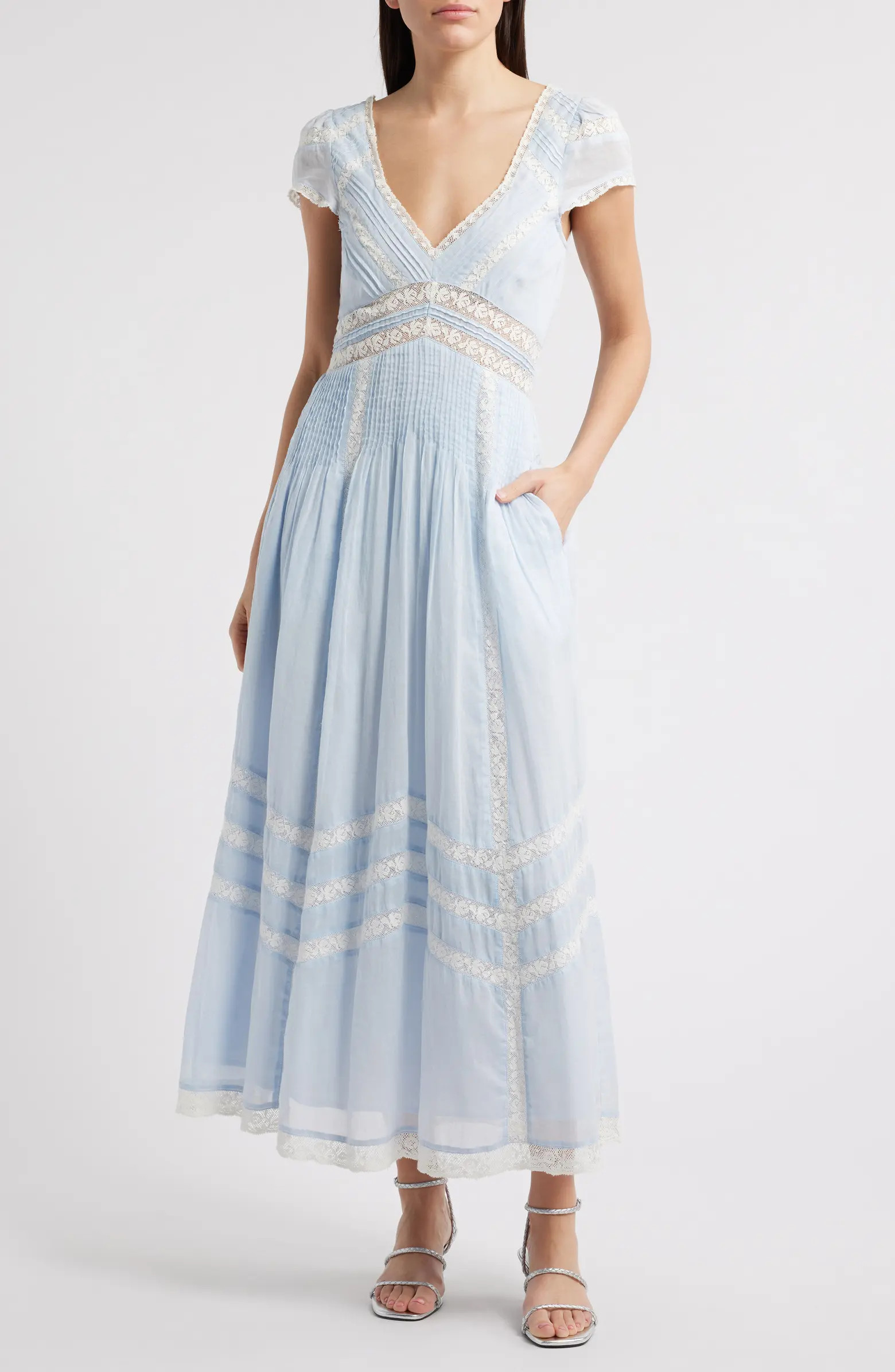 Suvi Lace Trim Cocktail Dress | Nordstrom