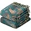 Amazon.com: Boho Throw Blanket for Bed 100% Cotton Bohemian Blankets Ultra Soft Woven Muslin Deco... | Amazon (US)