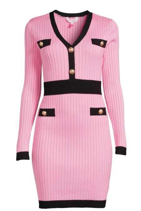 Pink
Sweater dress 


#LTKSeasonal #LTKfindsunder50 #LTKworkwear