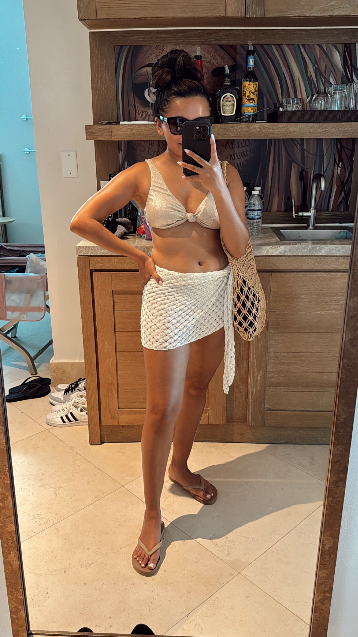 Gold shimmer swimsuit top size small TTS 
Gold shimmer swimsuit bottom size medium TTS - usually size 2/26 in pants 


Swimsuit 
Travel outfit 
Resort wear 
Bikini 
Summer outfit 
Vacation outfit 
Summer 

Honey sweet petite 
Honeysweetpetite 

Follow my shop @honeysweetpetite on the @shop.LTK app to shop this post and get my exclusive app-only content!

#liketkit #LTKTravel #LTKBeauty #LTKSwim
@shop.ltk
https://liketk.it/4LNU8

#LTKTravel #LTKStyleTip #LTKSwim