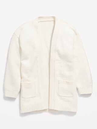Cozy Plush Open-Front Cardigan Sweater for Toddler Girls | Old Navy (US)