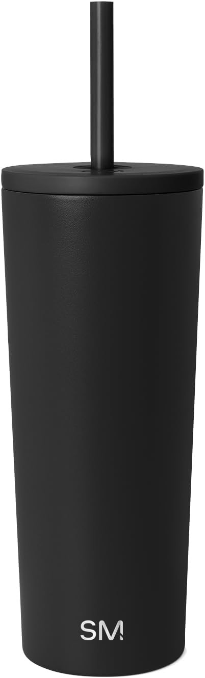 Simple Modern Iced Coffee Tumbler, Insulated | 24oz | Black | Amazon (US)
