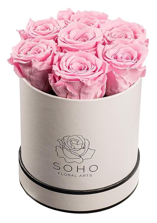 Soho Floral Arts | Real Roses That Last a Year and More | Fresh Flowers | Eternal Roses in a Box ... | Amazon (US)