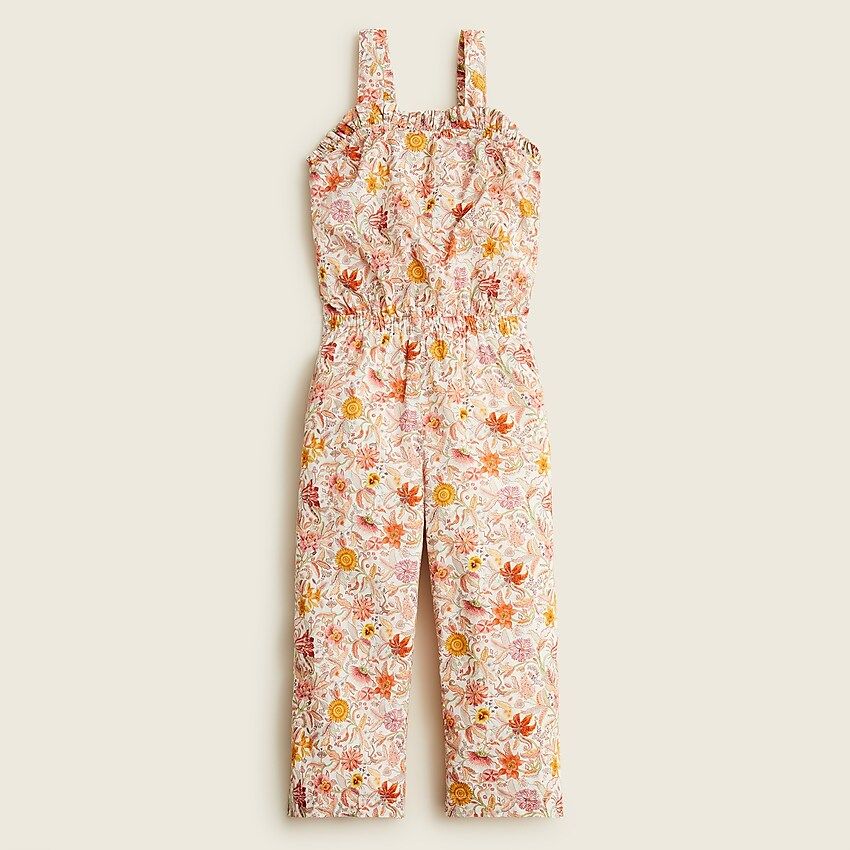 Girls' short-sleeve jumpsuit in Liberty® floral | J.Crew US