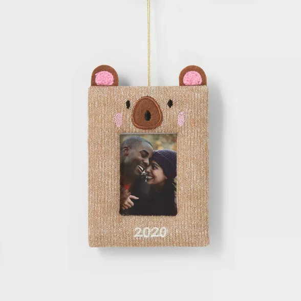 Character Picture Frame Christmas Tree Ornament Bear - Wondershop™ | Target