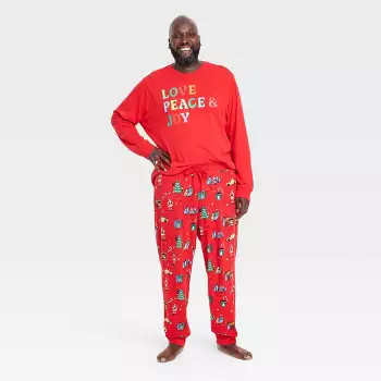 Men's Feliz Navidad Matching Family Pajama Set - Wondershop™ with Dia Pacheco Blue | Target